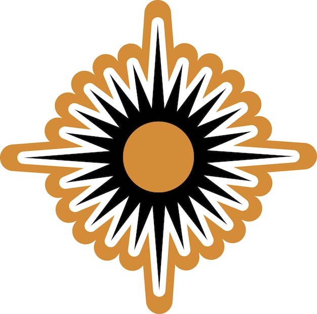 Símbolo místico de la deidad suprema de adoración al sol