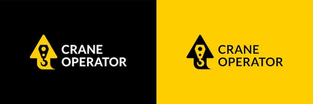 Símbolo moderno del operador de grúa Ilustración vectorial