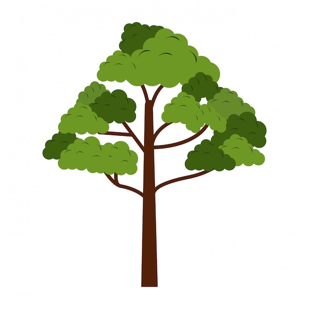 Símbolo de la naturaleza del árbol