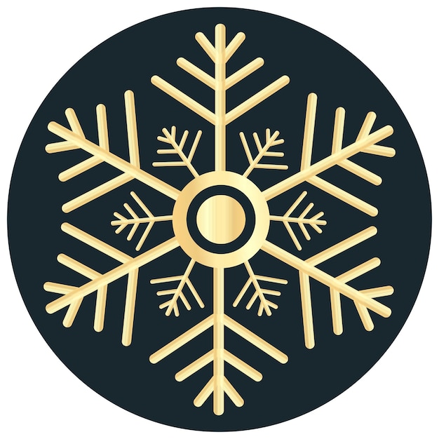 Símbolo de nieve aislado sobre fondo blanco