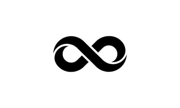 símbolo o signo de infinito, ilustración de vector de icono de infinito