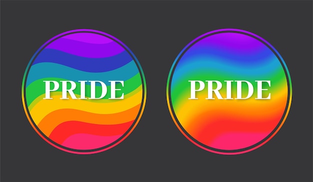 Símbolo de orgullo con bandera del arco iris Concepto libertad de derechos humanos Comunidad LGBT y minorías sexuales