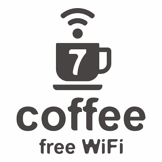 Símbolo plano de la zona Wi-Fi gratuita