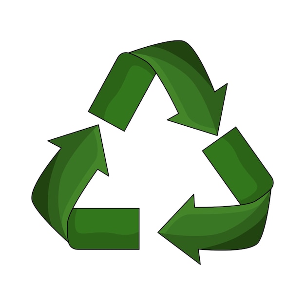 El símbolo de reciclaje
