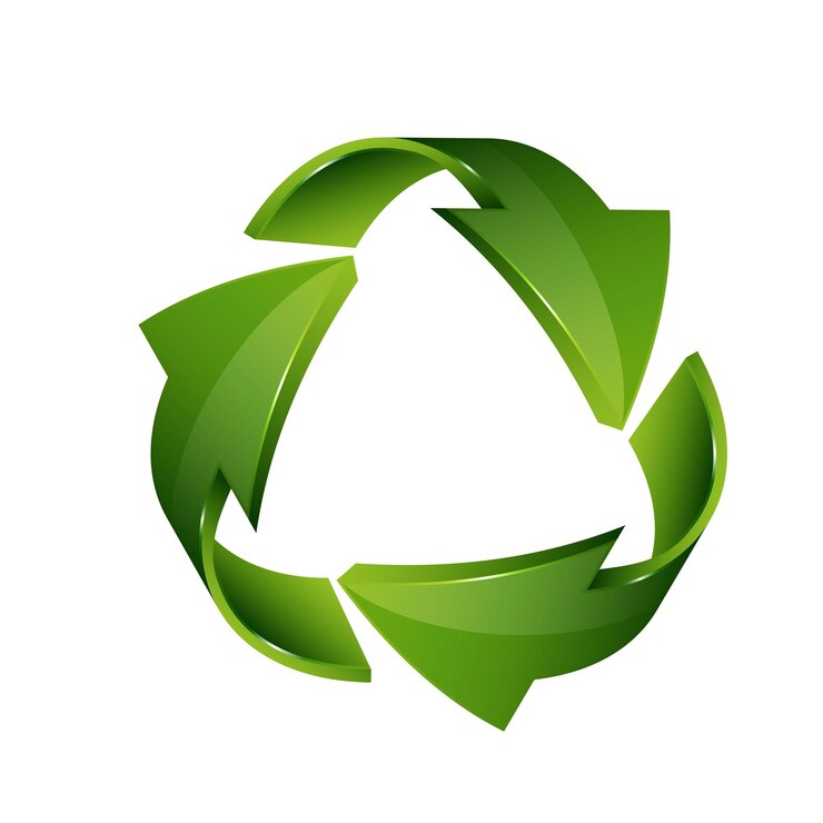 Vector el símbolo de reciclaje