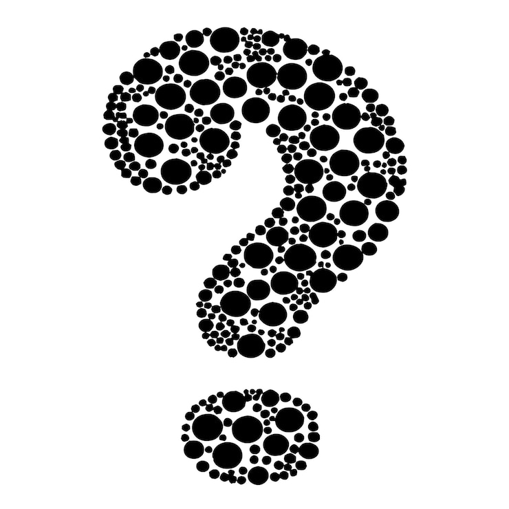 Vector símbolo de signo de interrogación con ilustración vectorial de estilo moderno 2