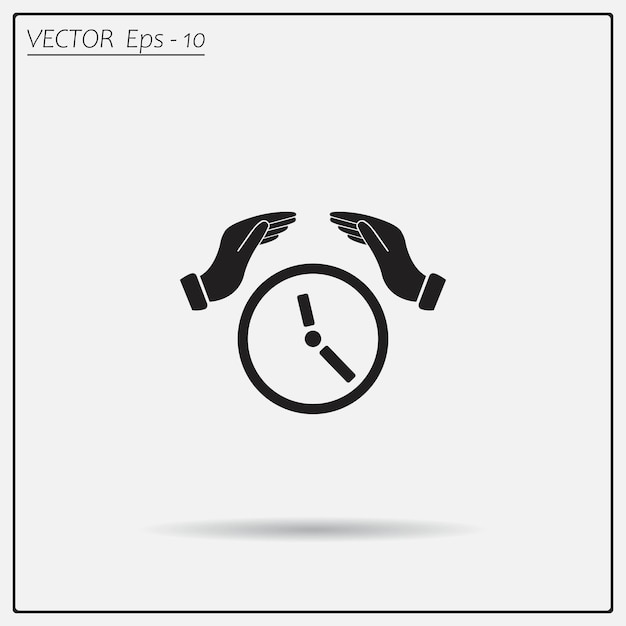 Símbolo del sol Ilustración vectorial en un fondo claro Eps 10