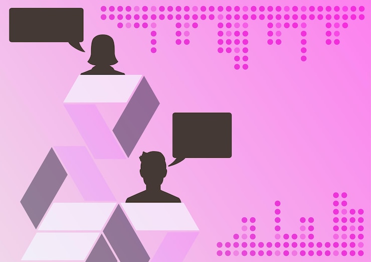 Vector símbolo de triángulo que representa a colegas exitosos de comunicación en línea que logran trabajo en equipo gráfico que muestra la asociación de conexión de red que logra los objetivos más nuevos del proyecto