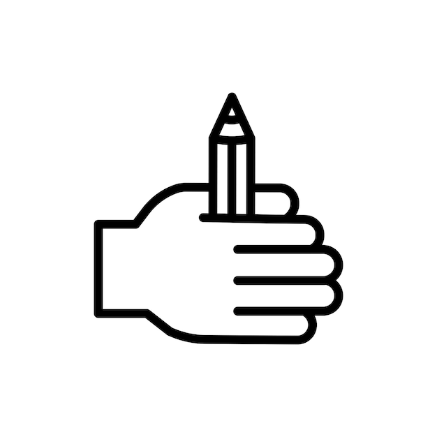 Símbolo del vector de autoeducación del conjunto de iconos de autoexpresión