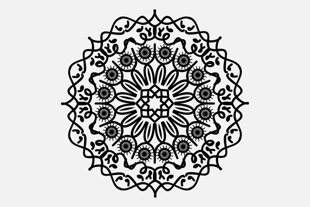 símbolo de vector de diseño de mandala