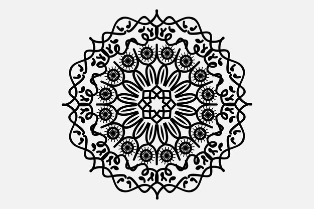 símbolo de vector de diseño de mandala