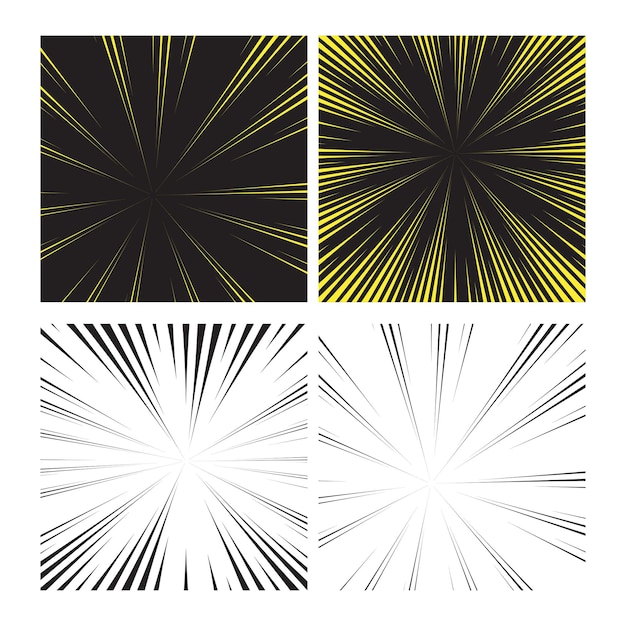 Símbolo de vector de plantilla de logotipo de comik de línea de velocidad