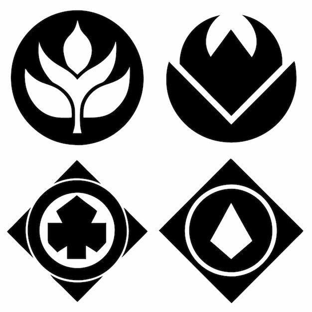Símbolos abstractos geométricos