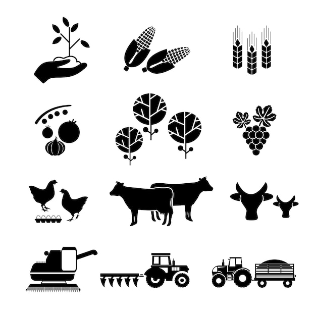 Símbolos agrícolas de la agricultura