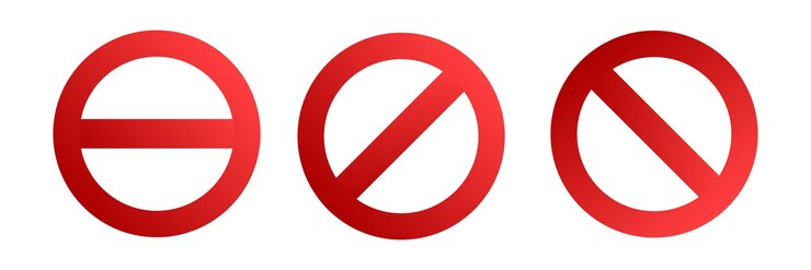 Símbolos de la prohibición