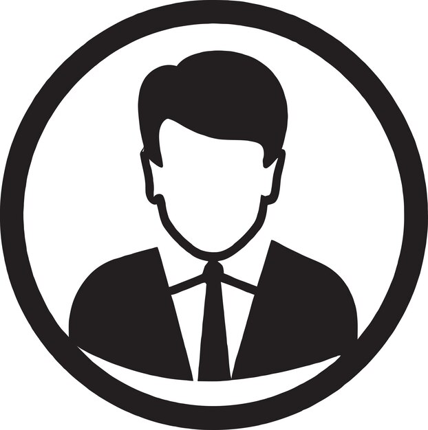 Símbolos vectoriales llamativos de ConfidentStyle para logotipos de niños y hombres