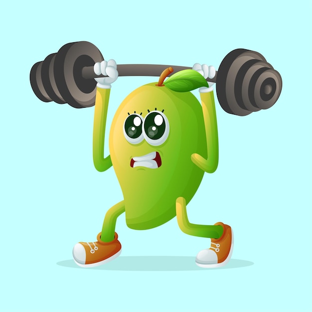 Los simpáticos personajes de mango haciendo skateboard