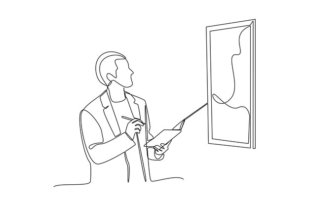 El simple dibujo de una línea continua de un hombre paraliza la ciencia en las ferias