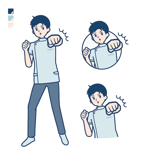 Simple enfermera manPunch