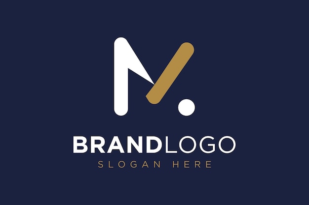simple letra m icono del logotipo concepto de plantilla de diseño vectorial