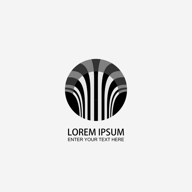 Un simple logotipo abstracto tal vez adecuado para el logotipo de su empresa
