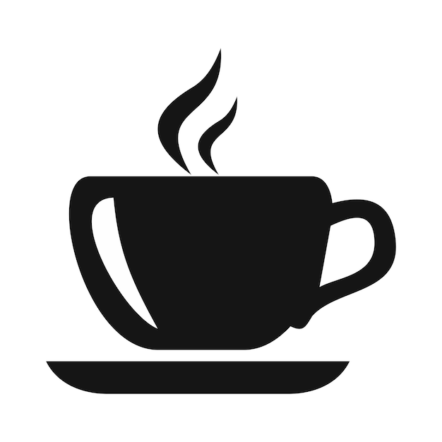 Simple vector taza de café icon1