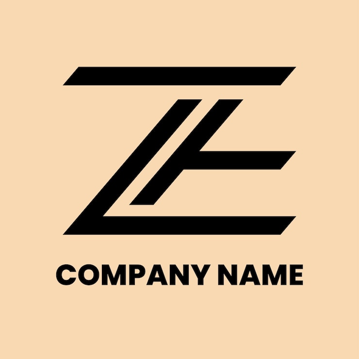 Vector simple z e logotipo perfecto para sus iniciales y marca