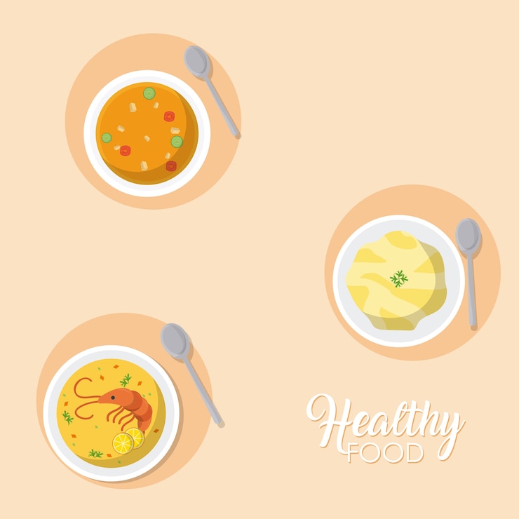 Vector el sistema de la comida en iconos del plato vector el diseño gráfico del ejemplo
