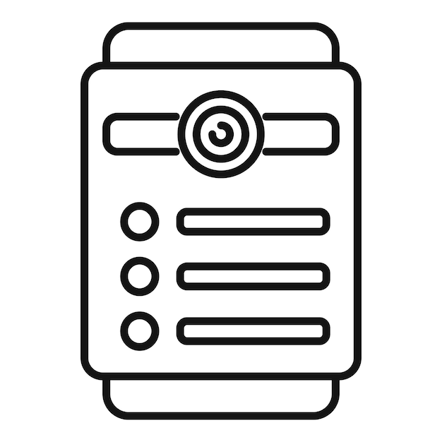 Sistema de intercomunicación que muestra tecnología de seguridad moderna