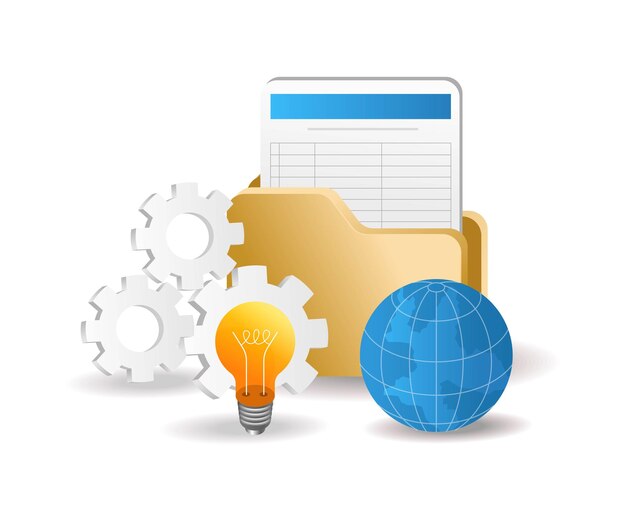 Sistema de mantenimiento de datos de carpetas de ideas