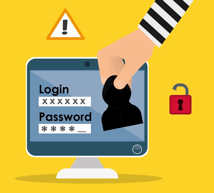 Vector sistema de seguridad y diseño gráfico de vigilancia