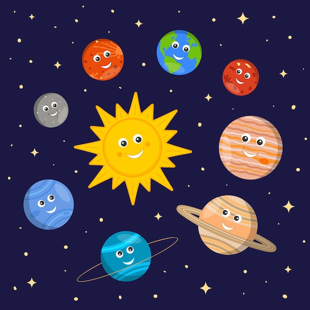 Los planetas del Sistema Solar para niños