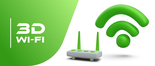 Sistema de transferencia de datos inalámbrico rápido para dispositivos móviles enrutador realista con antenas señal wifi