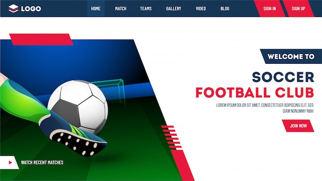 Sitio web del club de soccerball.