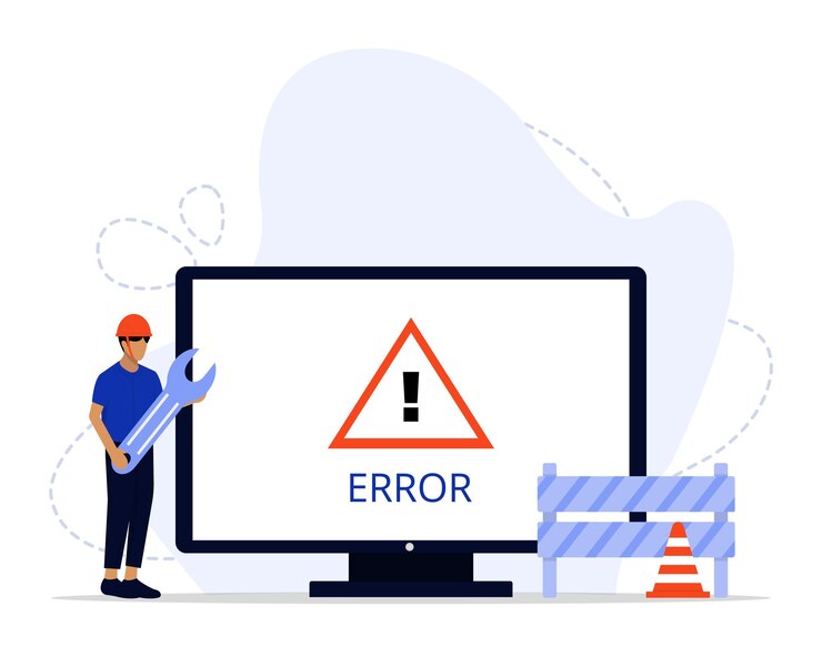 Vector sitio web en construcción ilustración