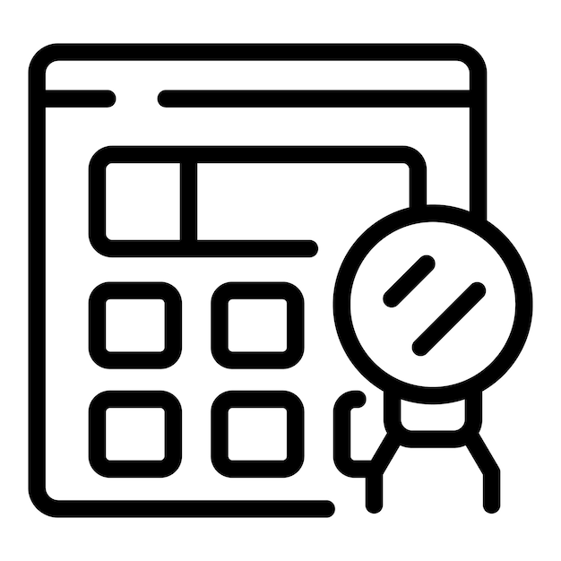 Sitio web bajo lupa que representa la auditoría y optimización de SEO