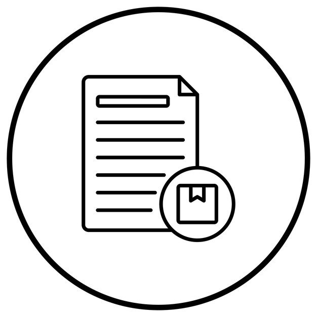 Sku Descripción de la imagen vectorial del icono Se puede utilizar para el envío