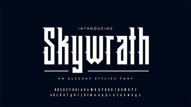 Vector skywrath una nueva fuente futurista