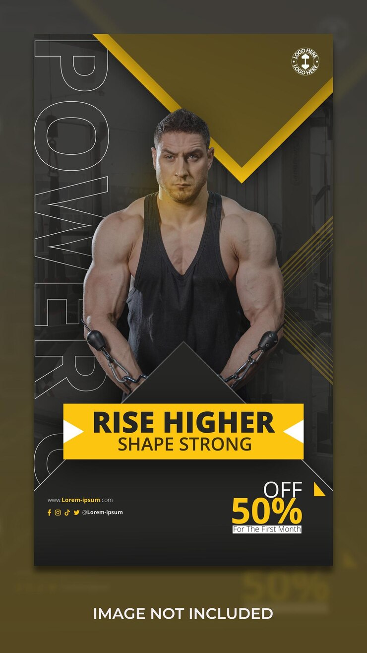 Sleek Gym Designs Fitness Historia de Instagram