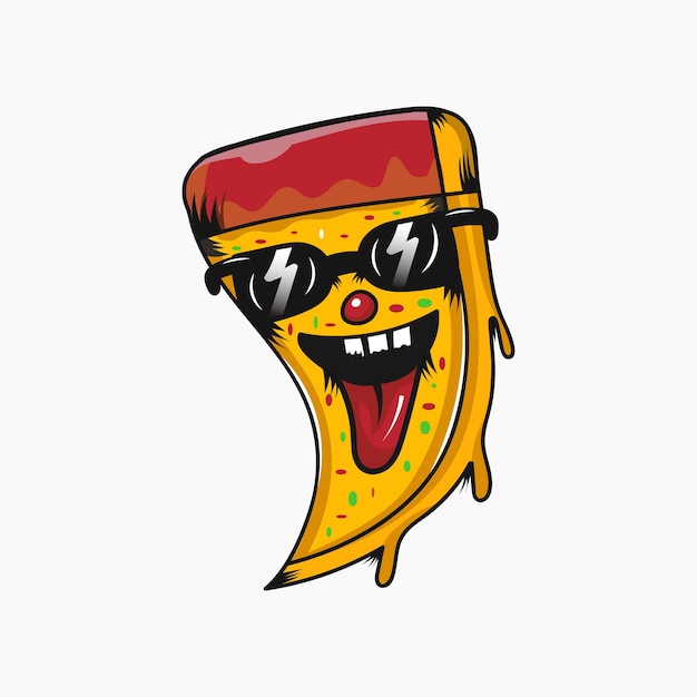 Slice pizza vector arte ilustración gráfico
