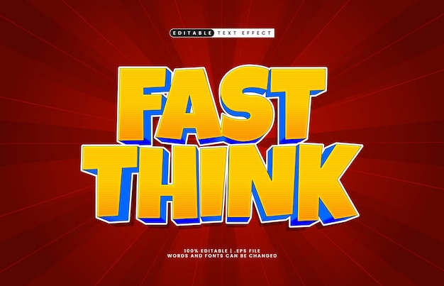 slide de juego efecto de texto editable con un juego y estilo de texto feliz