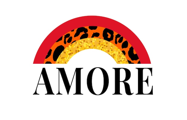 Slogan amore frase vector gráfico imprimir moda letras caligrafía