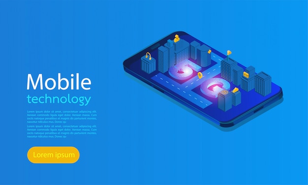 Smart city 5g landing page