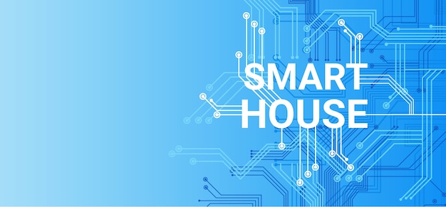 Smart house technology control system icon icongraphic