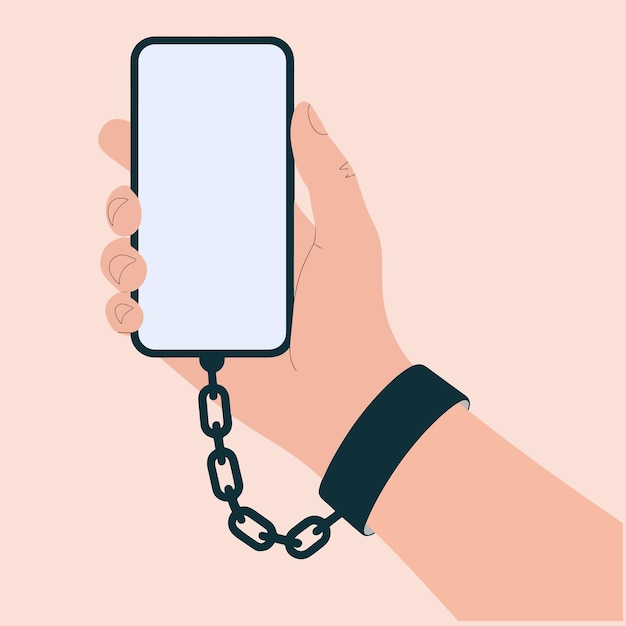 Smartphone Addiction The Hand and the Chain
