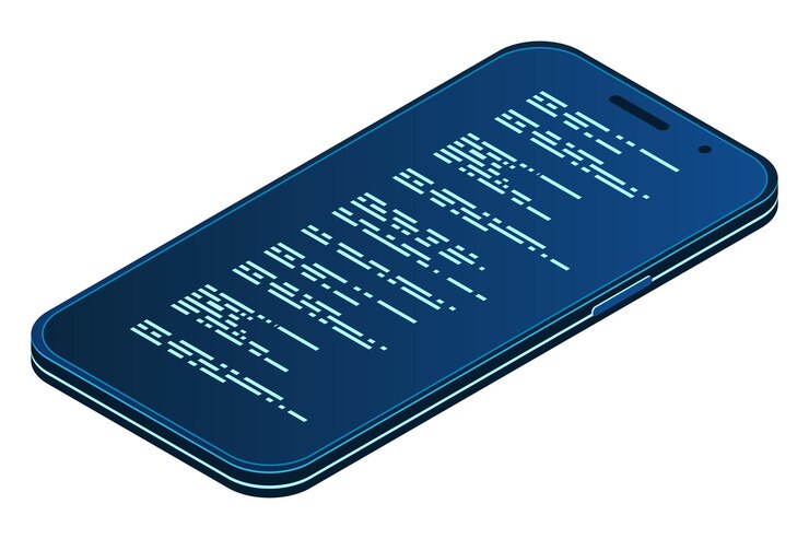 Vector smartphone isométrico teléfono isométrica plana simple dispositivo de teléfono inteligente tecnología isométrica ilustración vectorial
