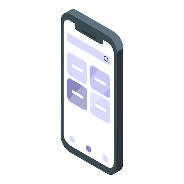Smartphone moderno que muestra la página de resultados del motor de búsqueda con aplicaciones en segundo plano