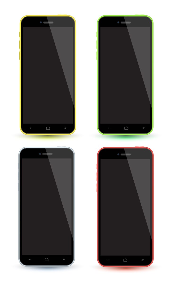 Vector smartphone realista vector maqueta