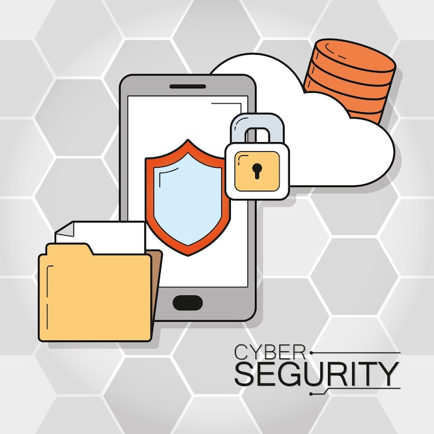 Smartphone de seguridad cibernética y computación en la nube