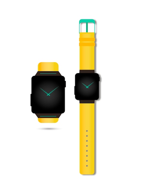 Smartwatch de moda sobre blanco 1
